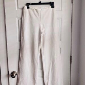 J. McLaughlin Cream Wide Leg Pants